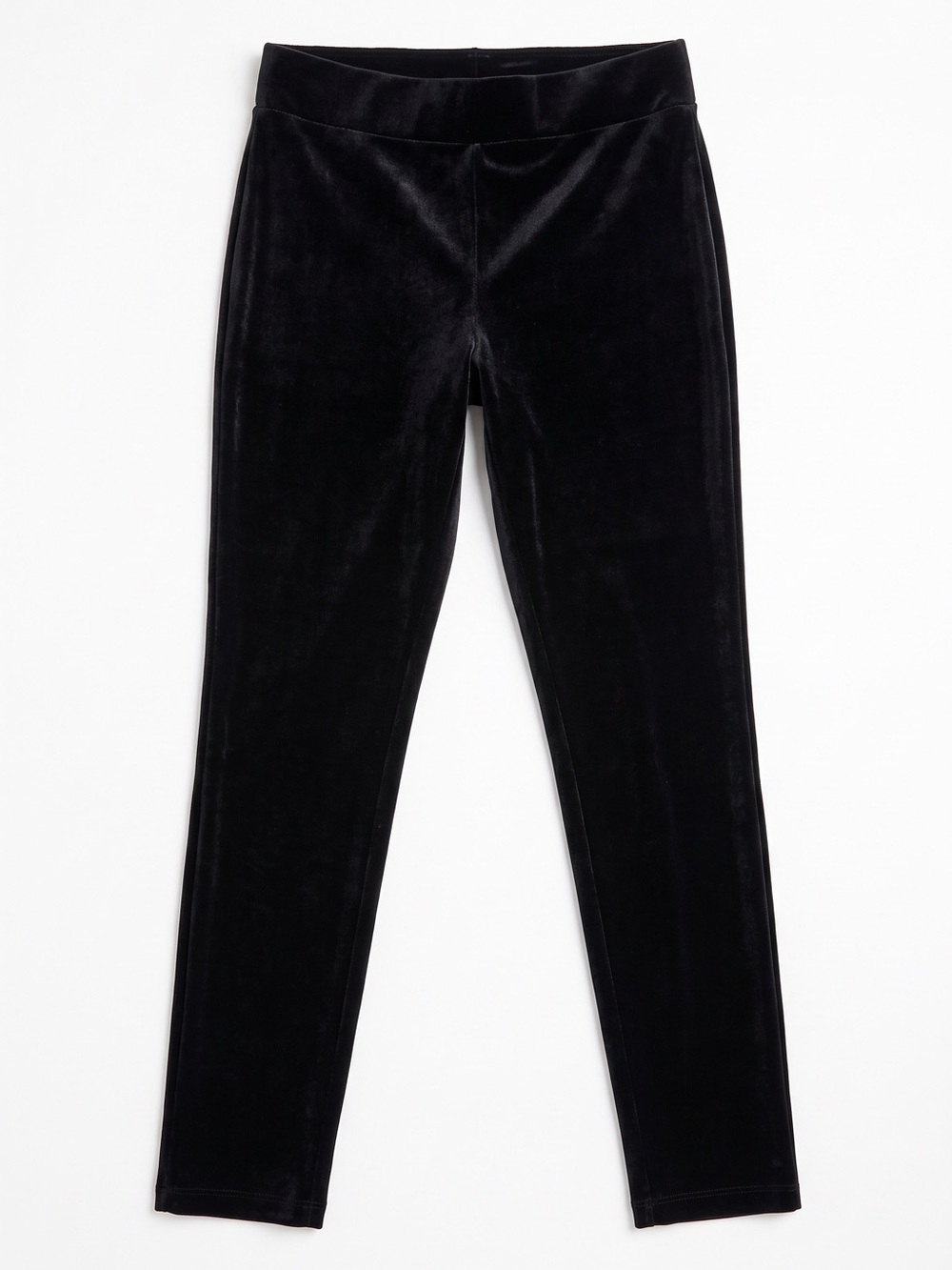 LOFT Leggings Black Velvet Medium NWT Soft Comfy Stretch Ankle